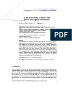 Non-Equilibrium 1D Many-Body Problems and Asymptotic Properties of Toeplitz Determinants