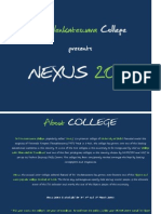 Nexus 2011 Sponsorship Proposal - Sri Venkateswara College