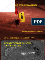 Scene Examination For Bombing