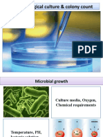 Microbiological Culture & Colony Count Microbiological Culture & Colony Count