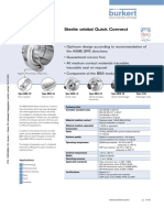 Burkert BBS-05S Sterile Orbital Quick Connect