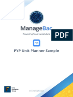 Sample PYP Unit Planner PDF