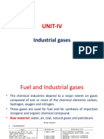 Unit-Iv: Industrial Gases