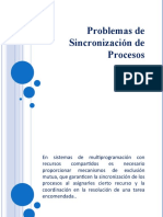 Problemas de Sincronización de Procesos