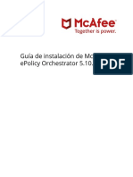 Guia de Instalacion de Mcafee Epolicy Orchestrator 5.10.0 PDF