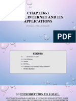 Chapter-3 Email, Internet and Its Applications: by Shailendra - Pathare