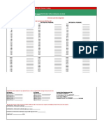 Differential Pressure Test Form and Sample