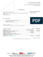 Ten Times Online Private Limited: Proforma Invoice