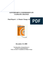 Governor's Commission On Climate Change Final Report - 12/15/08