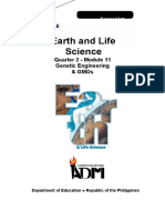 Earth and Life Science: Quarter 2 - Module 11 Genetic Engineering & Gmos