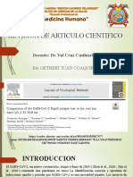 UANCV-MEDICINA HUMANA - Revision de Articulo Cientifico Covid 19