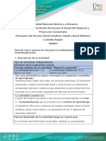 Guía de Ruta y Avance de Ruta para La Realimentación - Fase 1 - Contextualización