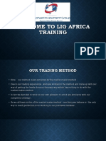 Welcome To Lig Africa Training