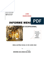 FORMATO Informe Mensual