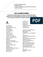 Conectores (Orden Alfabético)