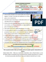 Indicaciones Generales para La Asignatura de Física