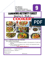 Cookery 9 LAS-Q2-W1