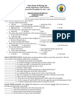 Animal Production Poultry Test Questioner Grade 12 1st Sem