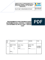 Procedimiento para Comisionamiento Filtro y Decantador Rev.0