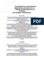 50 Profecías Mesiánicas Que Declaran