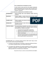 Pasos para La Elaboración de Un Informe de Lectura