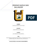 Funciones Del Sistema Estomatognatico, Tipos de Articulacion, Ligametos Del Atm y Musculos de La Masticacion.