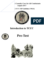 Introduction To TCCC: Tactical Combat Casualty Care For All Combatants August 2017