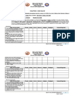 Checklist For Thesis Chapter 1 1