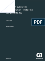 CA Identity Suite 14.x: Implementation - Install The Components 200