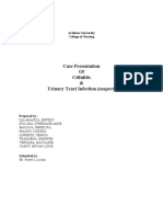 Case Presentation of Cellulitis & Urinary Tract Infection (Suspect)