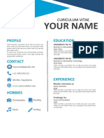 Free CVResume CV Format Editing Mode Make A Professional CV