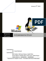 Windows Vs Linux - A Comparative Study