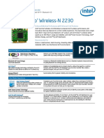 Intel Centrino Wireless-N 2230: Product Brief