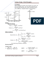 RCII Column Design Solved Examples: Example 2.1. (Classification of Columns)