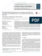 Combined Duodenal and Jejunal Atresia Forming A Bi