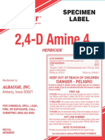 2,4-D Amine 4 Label