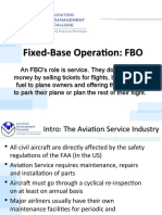 Fixed-Base Operation: FBO