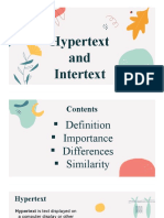 Hyper and Intertext Report