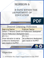 Career Path Within The Department of Education