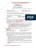 Indian Polity Chapter 1 - Historical Background MCQ