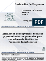 01 - Gestión y Evaluación de Proyectos 2016