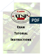 Exam Tutorial Instructions: Systems & Technical Support Division