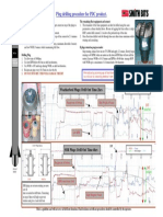 Plug Drilling Procedure For PDC Product.: Weatherford Plugs: Drill Out Time 2hrs