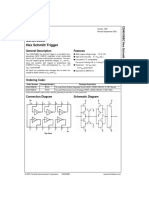 CD40106BC Hex Schmitt Trigger: General Description Features