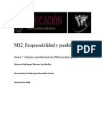 M12 - Responsabilidad y Punibilidad: Sesión 5. Reforma Constitucional de 2008 en Materia Penal