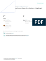 The Design and EM-Simulation of Square Spiral Inductor Using Simple Equations