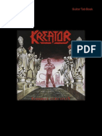 Kreator-Terrible Certainty Guitar Tab Book