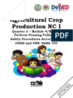 Agricultural Crop Production NC I