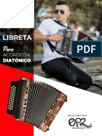 Libreta de Teoria Musical Basical para Acordeon Diatonico Eon EPR