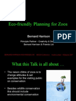 Eco-Friendly Planning For Zoos: Bernard Harrison